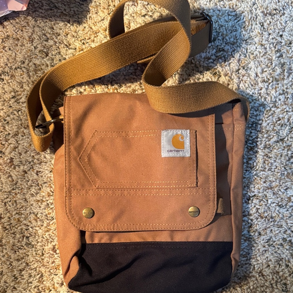 Carhartt Tan and Black Men's Messenger Bag